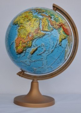 Globus 320 polityczny fizyczny podświetlany
