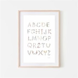 Mushie Plakat Alphabet International - Medium