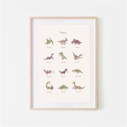 Mushie Plakat Dinosaurs - Large