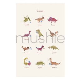 Mushie Plakat Dinosaurs - Medium