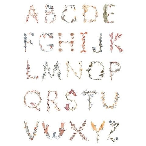 Mushie - Plakat Alphabet Medium