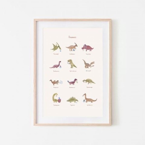 Mushie - Plakat Dinosaurs Medium