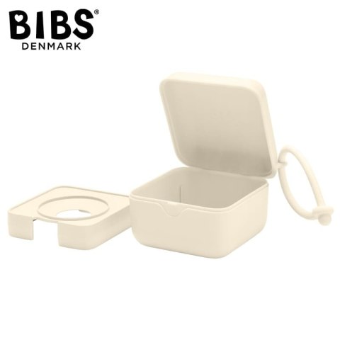 BIBS PACIFIER BOX IVORY 2 w 1 etui do smoczków oraz pojemnik do sterylizacji smoczków