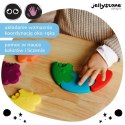 Pierwsze puzzle sensoryczne, tęczowe kółko, Jellystone Designs