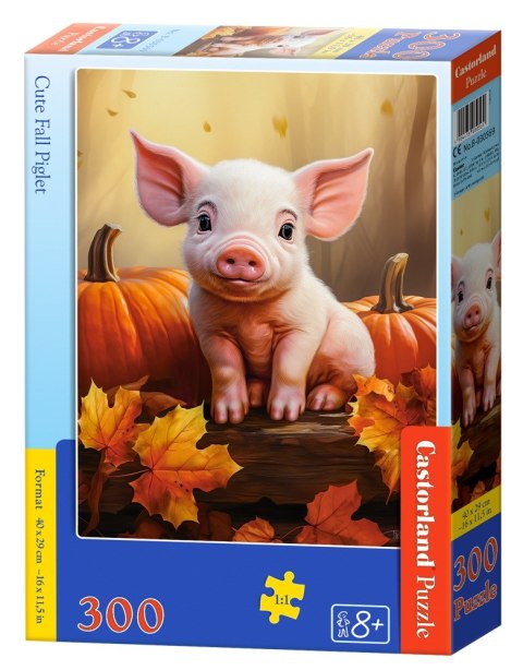 Puzzle 300 Cute Fall Piglet B-030569