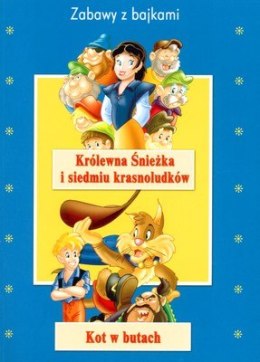 Królewna Śnieżka i siedmiu krasnoludków kot w butach zabawy z bajkami