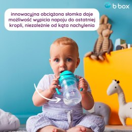 Bidon ze słomką 240 ml, lazurowy, b.box