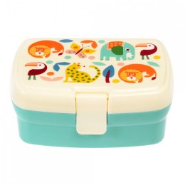 Lunchbox z tacką dla dzieci, dzikie zwierzęta, Rex London