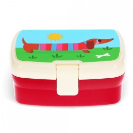 Lunchbox z tacką dla dzieci, jamniki, Rex London