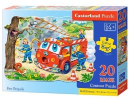 Puzzle 20 maxi Straż pożarna C-02146-1