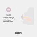 BIBS COLOUR 1 PACK BLUSH S Smoczek Uspokajający kauczuk Hevea