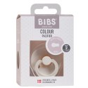 BIBS COLOUR 1 PACK IVORY M Smoczek Uspokajający kauczuk Hevea