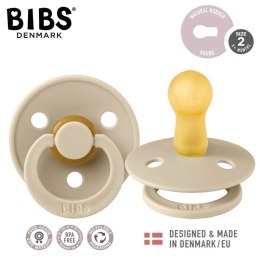 BIBS COLOUR 1 PACK VANILLA M Smoczek Uspokajający kauczuk Hevea