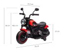 MILLY MALLY 5747 Pojazd na akumulator Motocykl Eagle Red