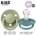 BIBS DE LUX 2-PACK ISLAND SEA & SAGE Smoczek uspokajający silikonowy ONE SIZE