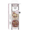 BIBS LIBERTY COLOUR 2-PACK CHAMOMILE LAWN WOODCHUCK S Smoczek uspokajający kauczuk Hevea