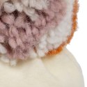 Hi Little One czapka zimowa niemowlęca ALPACA BOHO Ivory/Rust M Pom Pom