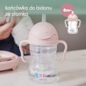 Kubek 4w1 zestaw 240 ml, różowy, b.box