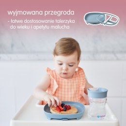 Talerzyk z przyssawką 2w1, błękitny, b.box