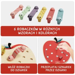 Zabawka edukacyjna dla dzieci Robaczki w jabłuszku - 18 mies.+ TOPBRIGHT