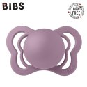 BIBS COUTURE 2-PACK FOSSIL GREY & MAUVE S Smoczek ortodontyczny silikonowy