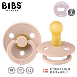 BIBS COLOUR BLUSH M Smoczek Uspokajający kauczuk Hevea