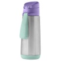 Butelka termiczna z ustnikiem sportowym 500 ml, Lilac Pop, b.box