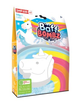 Jednorożec do kąpieli do zabawy zmieniający kolor wody, Rainbow Baff Bombz, 3+, Zimpli Kids