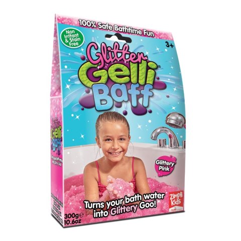 Magiczny proszek do kąpieli, Gelli Baff Glitter, różowy, 3+, Zimpli Kids