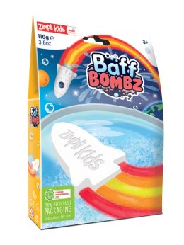 Rakieta do kąpieli do zabawy zmieniająca kolor wody, Rainbow Baff Bombz, 3+, Zimpli Kids