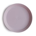 Mushie Talerzyki Round Soft Lilac