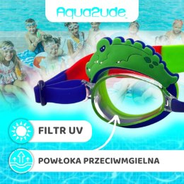 Okulary do pływania dla dzieci Aligator 3+, Aqua2ude