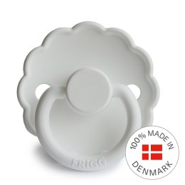 Smoczek FRIGG Daisy Silikon Bright White - Rozmiar 1