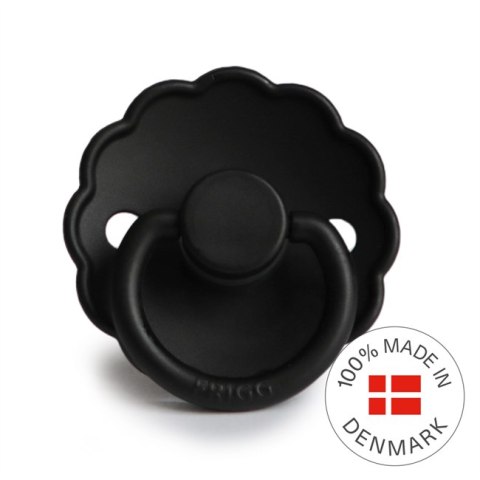 Smoczek FRIGG Daisy Silikon Jet Black - Rozmiar 1