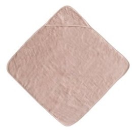 Mushie Ręcznik z kapturem 100% bawełna organiczna Blush