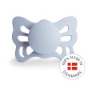 Smoczek FRIGG Butterfly Silikon Powder Blue Rozmiar 1