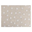 Lorena Canals Dywan bawełniany Topos Crema/Beige 120 x 160 cm