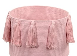 Lorena Canals Kosz dekoracyjny Tassels Pink