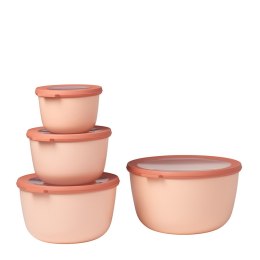 Zestaw 4 misek Cirqula okrągła 500 1000 2000 3000 Nordic Blush 106233074300