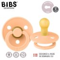 BIBS COLOUR PEACH SUNSET S Smoczek Uspokajający kauczuk Hevea