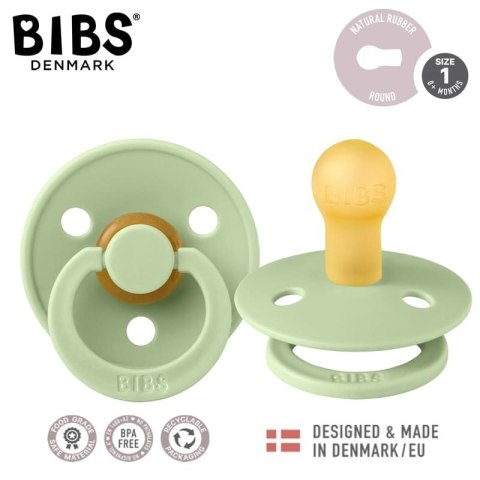 BIBS COLOUR PISTACHIO S Smoczek Uspokajający kauczuk Hevea