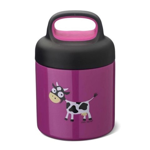 Carl Oscar TEMP Lunch Jar - Termos ze szlachetnej stali nierdzewnej 0.3 L Purple - Cow