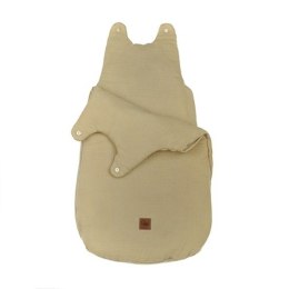 Hi Little One śpiworek dla Noworodka muślin TOG 3,0 ONE BAG Beige roz S