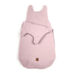 Hi Little One śpiworek dla Noworodka muślin TOG 3,0 ONE BAG Blush roz S