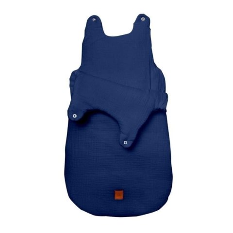 Hi Little One śpiworek dla Noworodka muślin TOG 3,0 ONE BAG Navy roz S