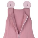 Hi Little One śpiworek do spania z nogawkami dla Niemowlaka TOG 1,0 BIO muślin MOUSE Baby Pink/Blush roz M