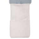 Hi Little One śpiworek dwustronny z nogawkami TOG 1,5 BIO muślin SLIM BAG BABY BLUE/JEANS roz M