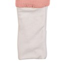 Hi Little One śpiworek dwustronny z nogawkami TOG 1,5 BIO muślin SLIM BAG BABY PINK/CORAL roz S