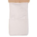 Hi Little One śpiworek dwustronny z nogawkami TOG 1,5 BIO muślin SLIM BAG BEIGE/WHITE roz M