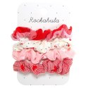 Rockahula Kids gumki scrunchie do włosów dla dziewczynki 4 szt. Sweet Cherry